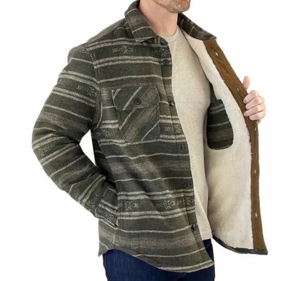 Jachs Jackets & Coats Brand New Jachs Ny Mens Wool Blend Sherpa